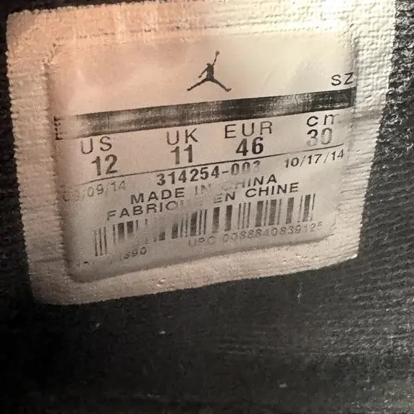 Size 12 - Nike Air Jordan 4 Retro LS Oreo 2015 Men's Shoes - Picture 7 of 8